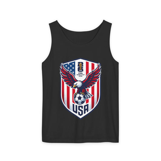 USA Soccer Eagle Tank Top – Patriotic American Soccer Fan Jersey