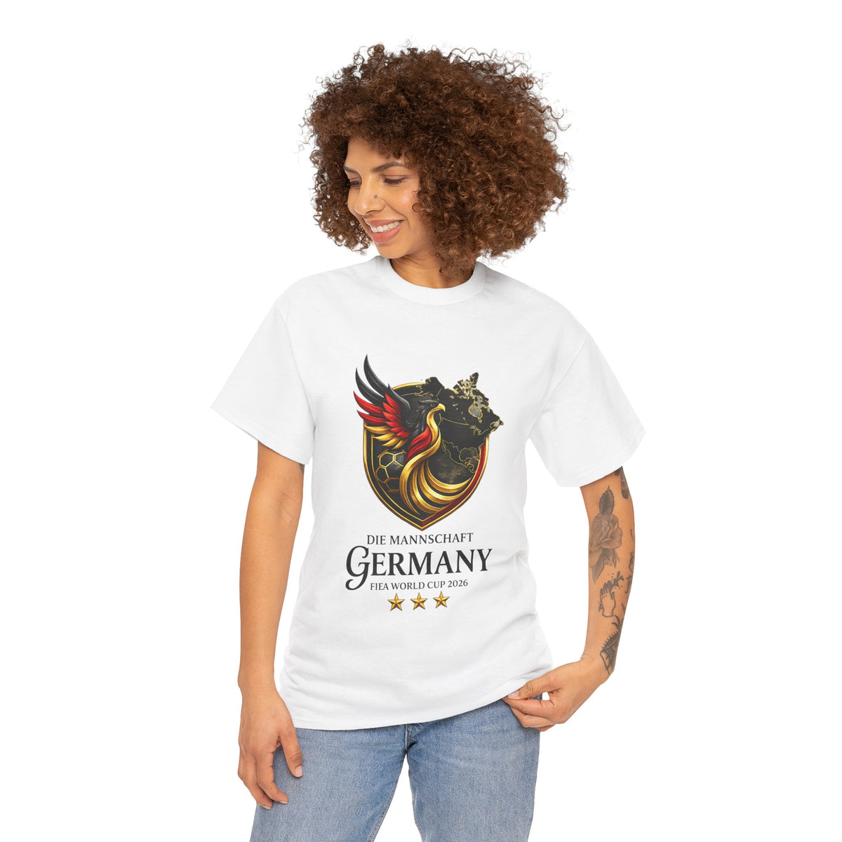 Germany Football Tee — The Mannschaft World Cup 2014 Retro Crest