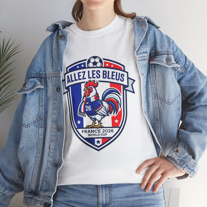 Allez Les Bleus France 2026 Soccer Crest T‑Shirt