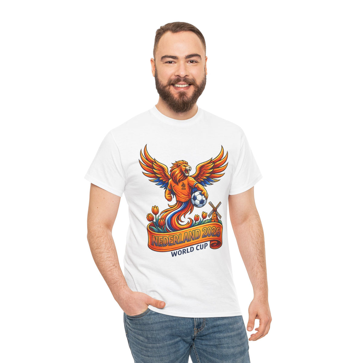 Netherlands 2022 World Cup Lion Graphic Tee
