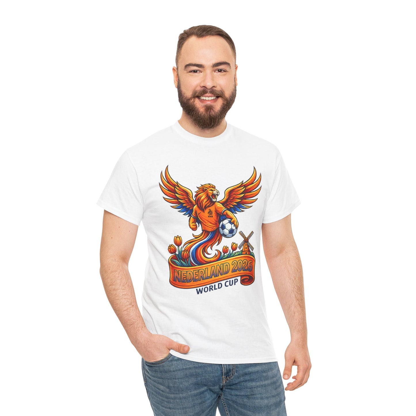 Netherlands 2022 World Cup Lion Graphic Tee