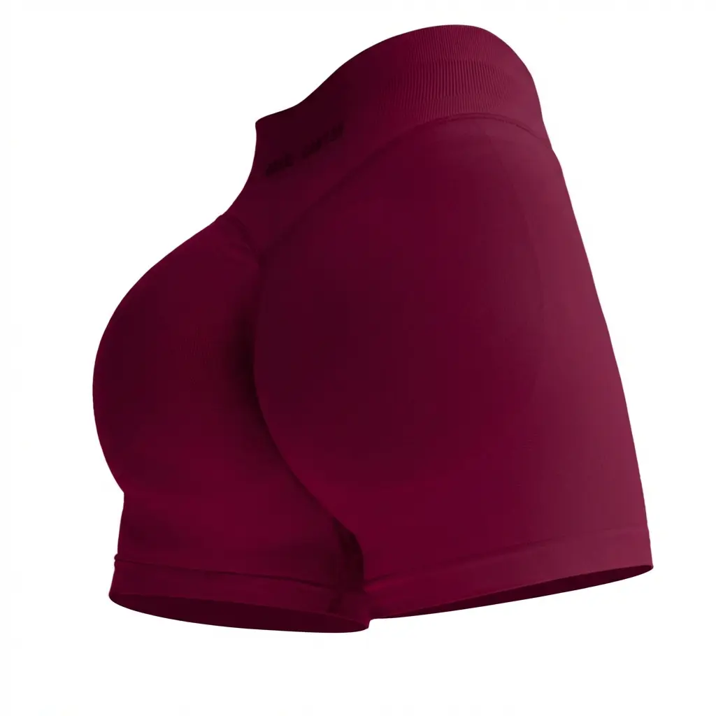 Coral Canton Impact Shorts High Waistband Butt Lifting