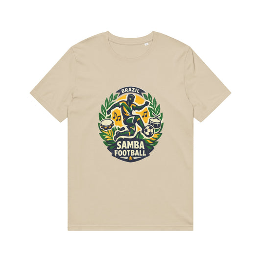Samba Football T-Shirt — Brazil Soccer Crest Tee