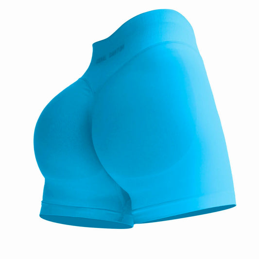 Coral Canton Impact Shorts High Waistband Butt Lifting