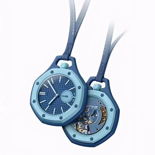 Pocket Watch Octagonal Pop Style Neck Quartz Movement Candy Color Quartz Watch Color Niche Personality Removable 2026 New Hot