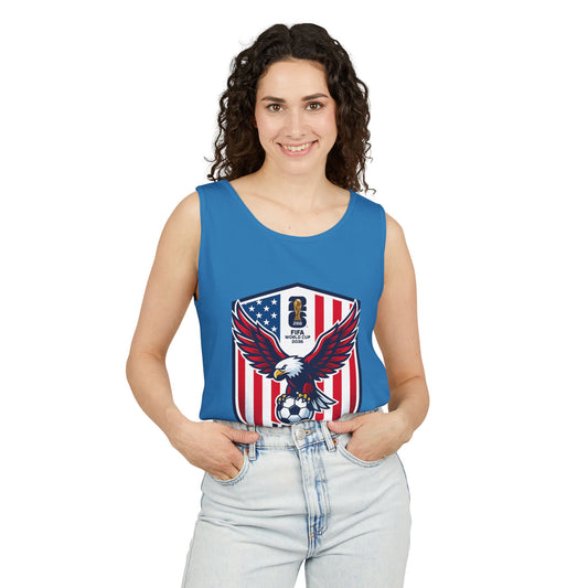 USA Soccer Eagle Tank Top – Patriotic American Soccer Fan Jersey