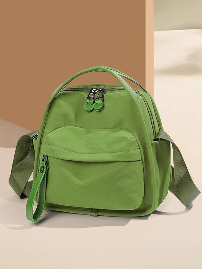 Women'S Elegant Solid Color Shoulder Bag, Fashionable Zipper Crossbody Bag for Daily Use, 2025 Fall & Winter Versatile High-Quality Daily Commuting Bag, Casual Shoulder Bag