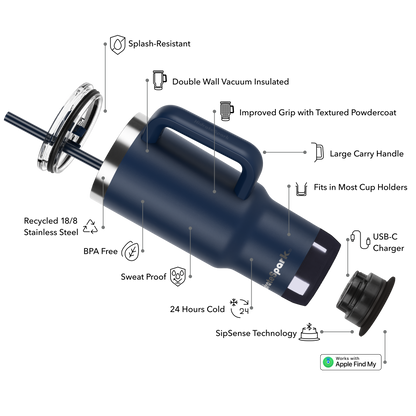 HidrateSpark PRO 2 – 30 oz Smart Hydration Tumbler