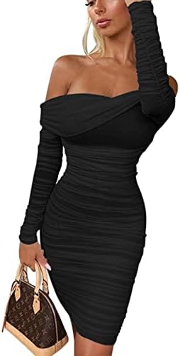 Off-Shoulder Mini Dress - Party Dress - Valentines Day