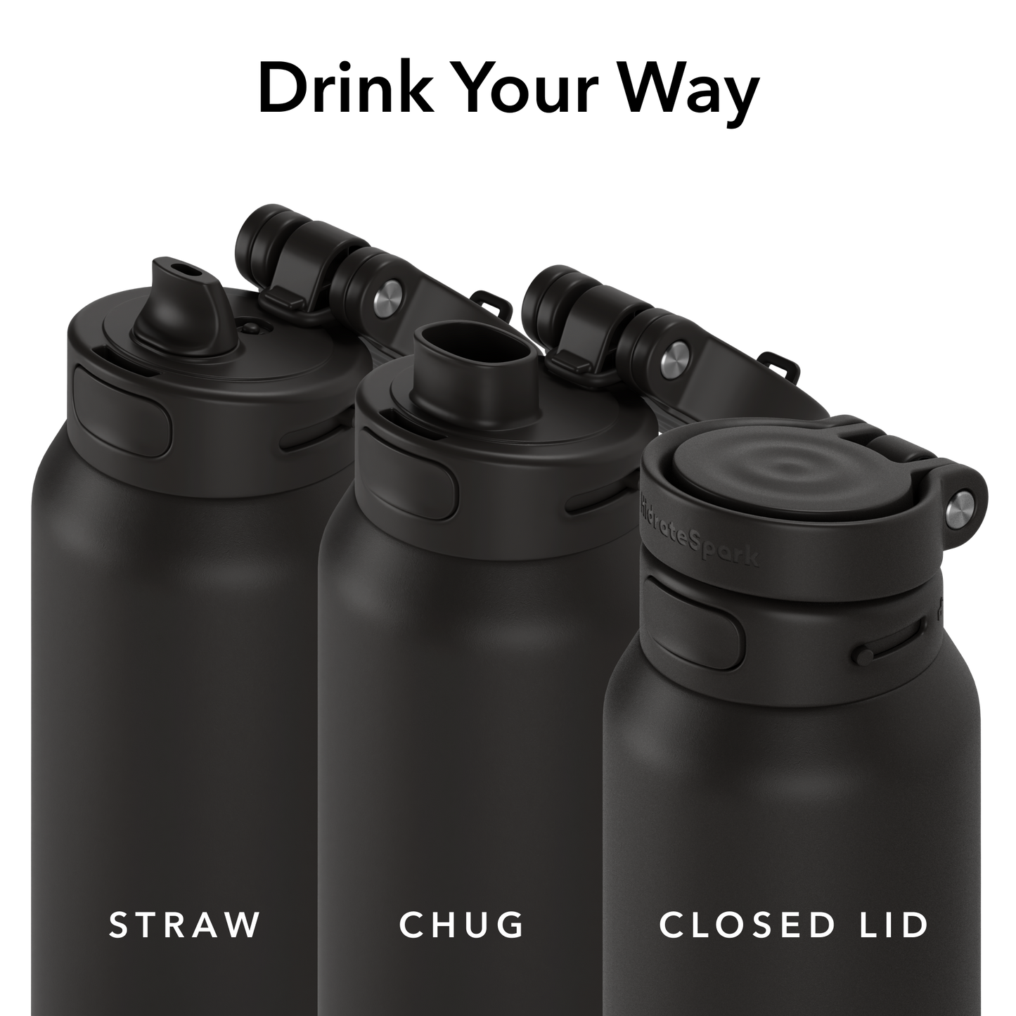 HidrateSpark PRO 2 Smart Bottle – 32 oz for Advanced Hydration Tracking