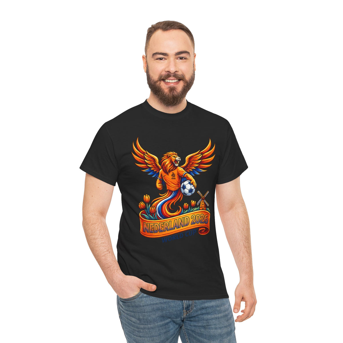 Netherlands 2022 World Cup Lion Graphic Tee