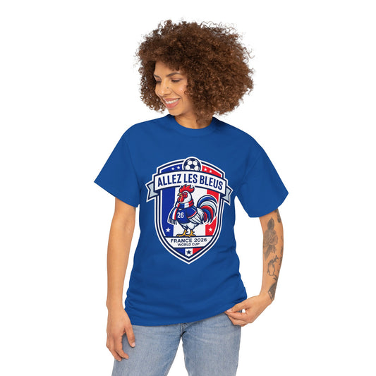 Allez Les Bleus France 2026 Soccer Crest T‑Shirt