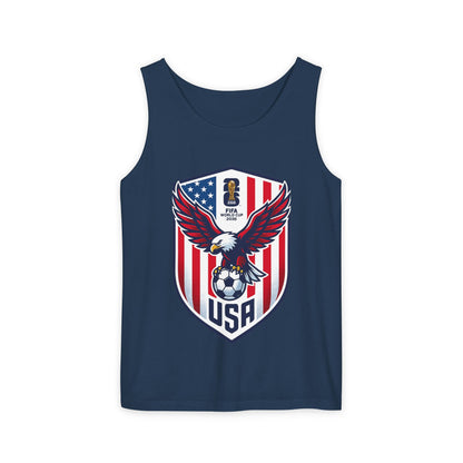 USA Soccer Eagle Tank Top – Patriotic American Soccer Fan Jersey
