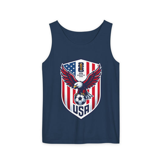 USA Soccer Eagle Tank Top – Patriotic American Soccer Fan Jersey