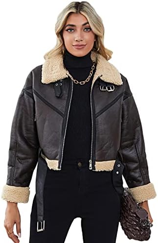Faux Fur Aviator Jacket