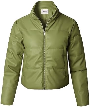 Quilted Puffer Jacket - Women's Lightweight Winter Coat