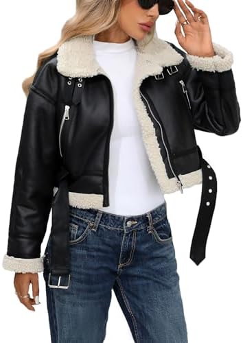 Faux Fur Aviator Jacket