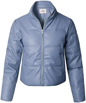 Quilted Puffer Jacket - Women's Lightweight Winter Coat