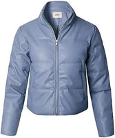 Quilted Puffer Jacket - Women's Lightweight Winter Coat