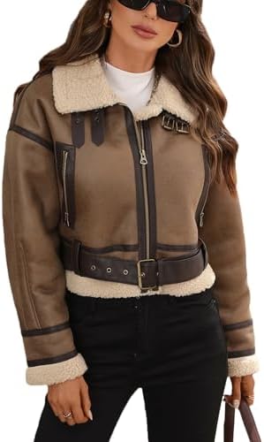 Faux Fur Aviator Jacket