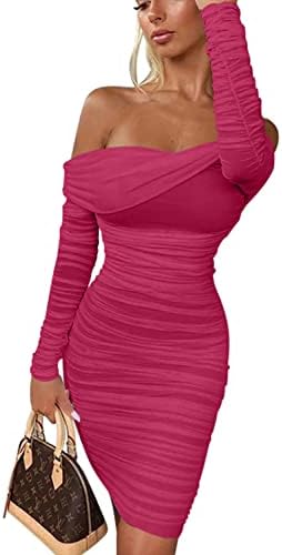 Off-Shoulder Mini Dress - Party Dress - Valentines Day