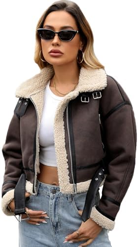 Faux Fur Aviator Jacket