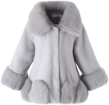 Girls Faux Fur Coat