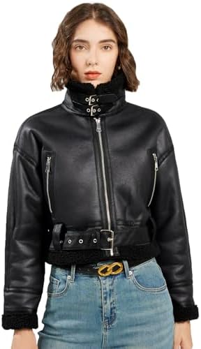 Faux Fur Aviator Jacket