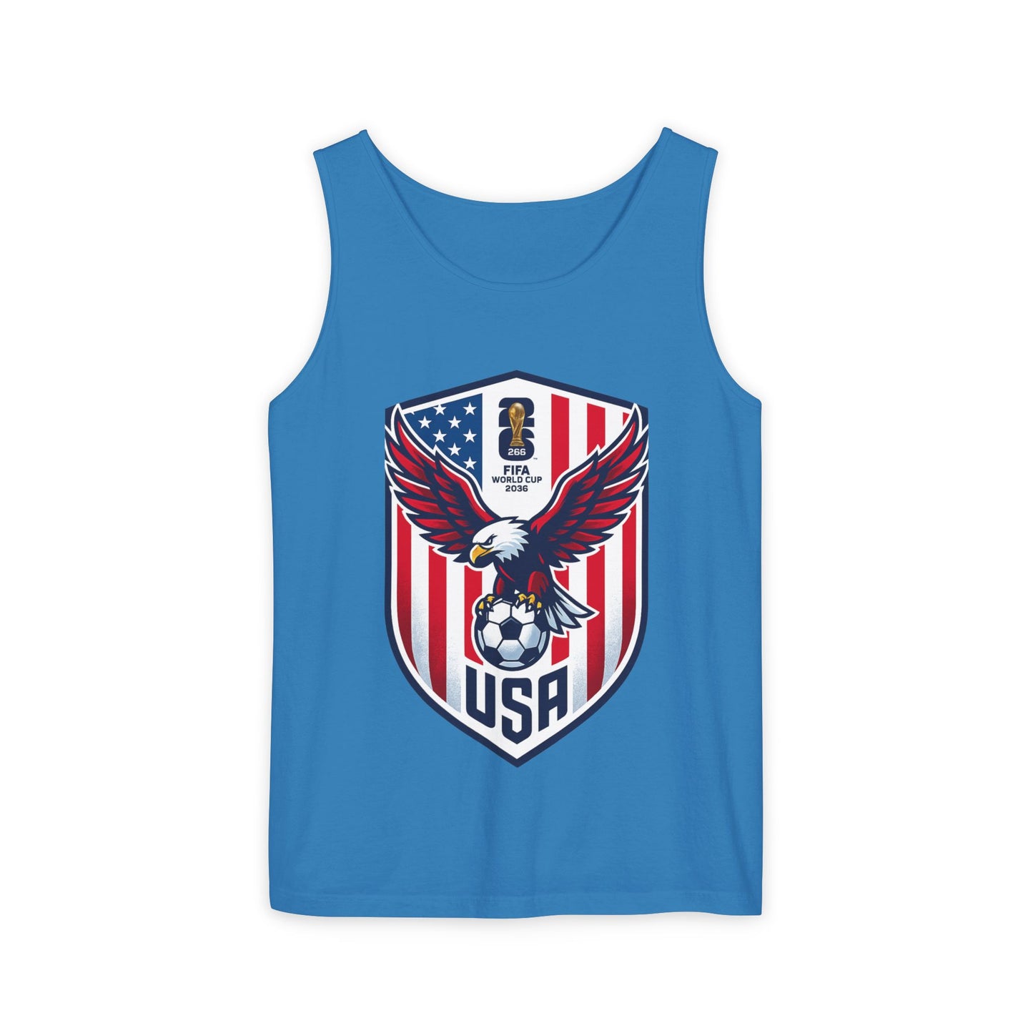 USA Soccer Eagle Tank Top – Patriotic American Soccer Fan Jersey