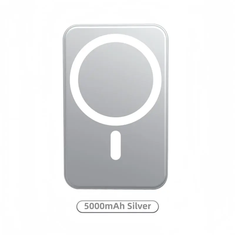 5000Mah Magnetic Power Bank Magsafe Wireless Fast Charger for Iphone 12–17 Pro/Pro Max, Compact Portable Battery Pack