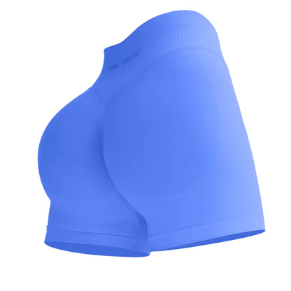 Coral Canton Impact Shorts High Waistband Butt Lifting
