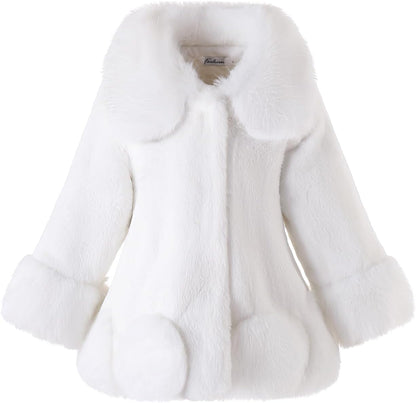 Girls Faux Fur Coat