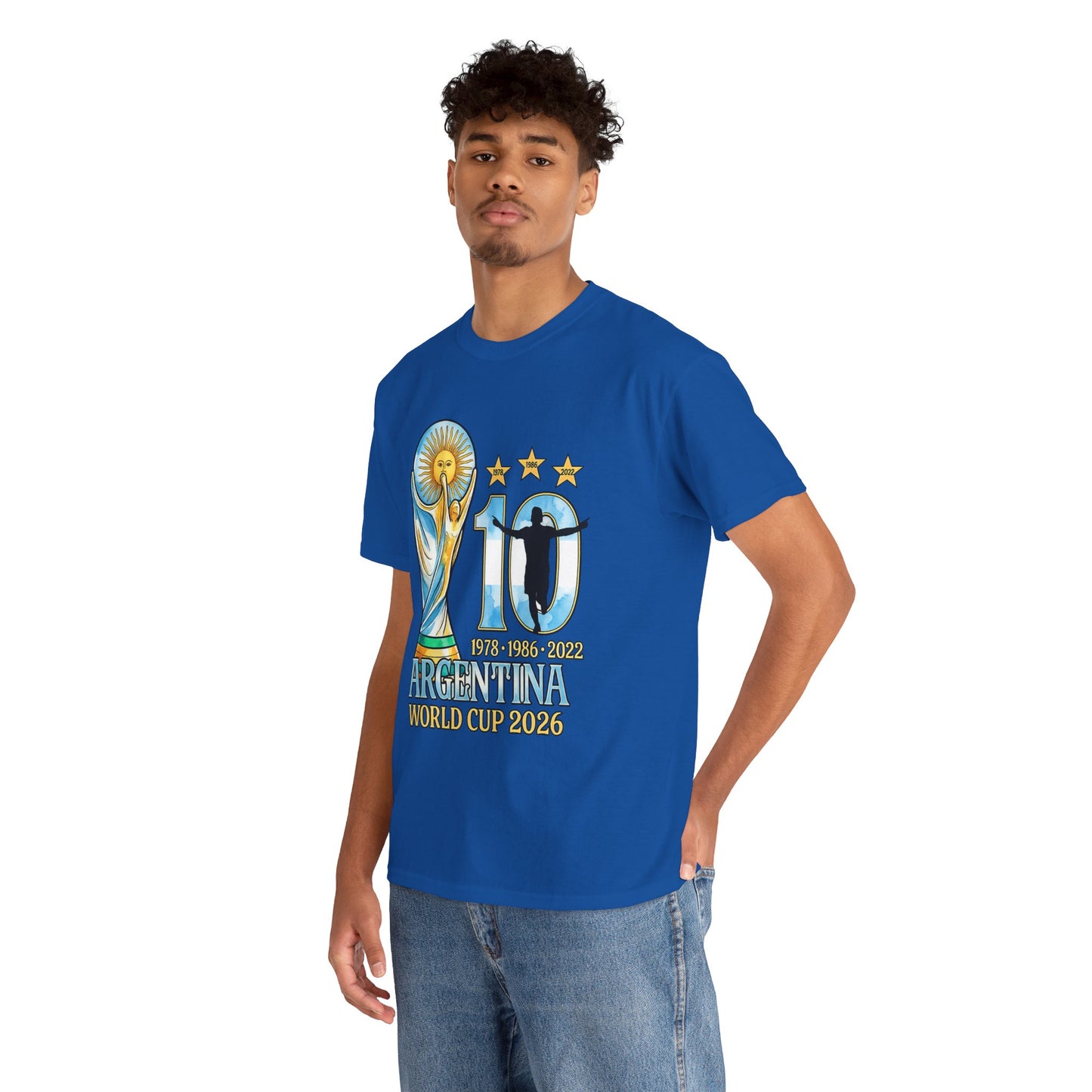 Argentina World Cup 2026 T‑Shirt — 10 Years Tribute Design