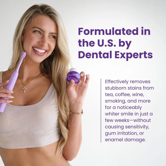 PurelyWHITE | Teeth Brightening Powder | Instant Brightening | For Sensitive Teeth