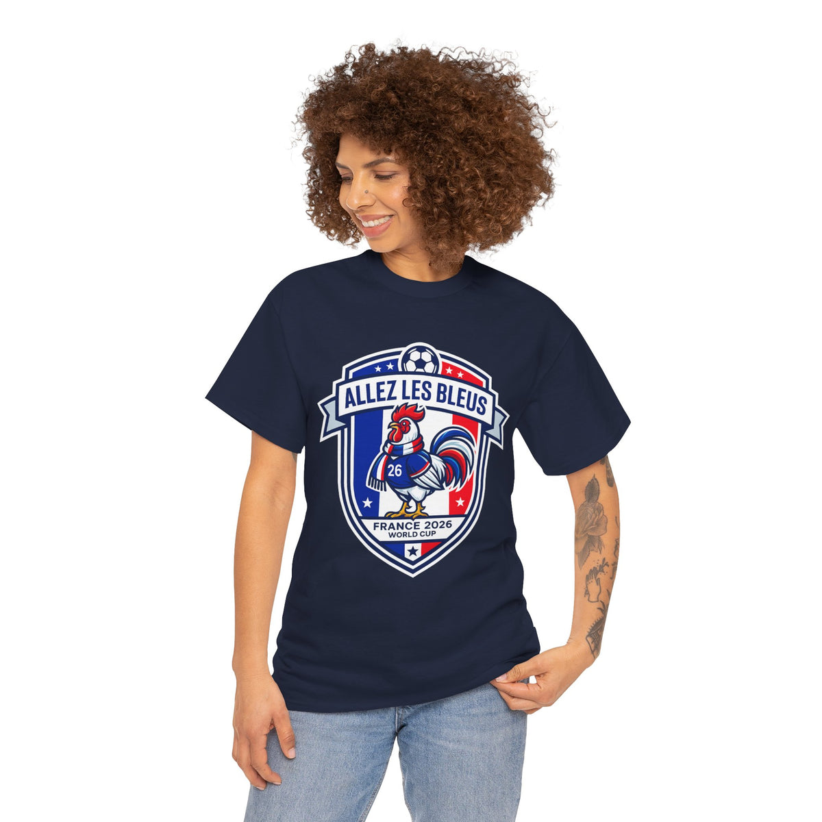 Allez Les Bleus France 2026 Soccer Crest T‑Shirt