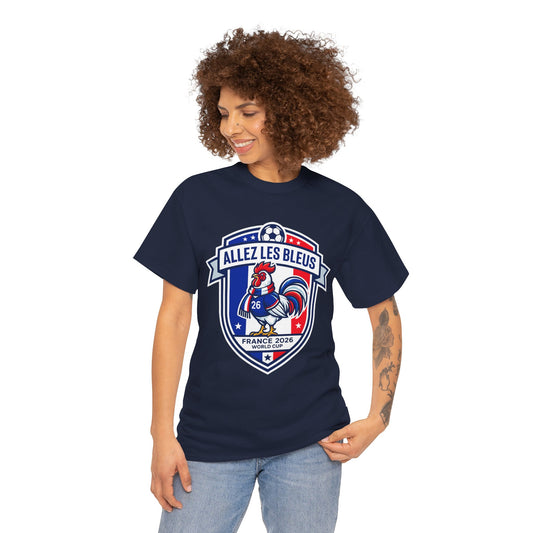 Allez Les Bleus France 2026 Soccer Crest T‑Shirt
