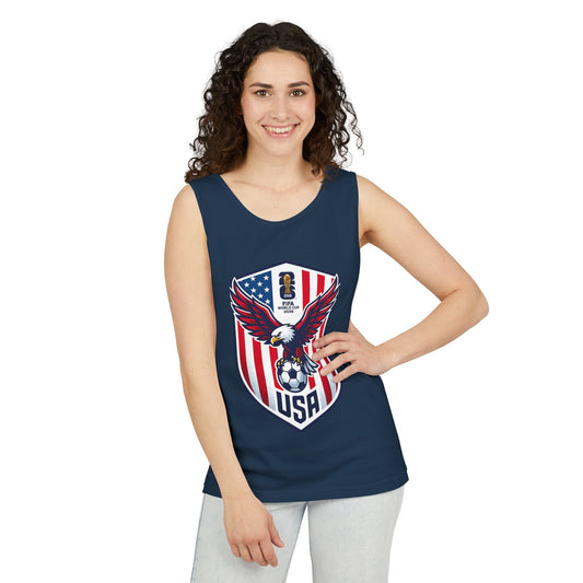 USA Soccer Eagle Tank Top – Patriotic American Soccer Fan Jersey