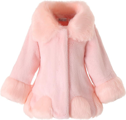 Girls Faux Fur Coat