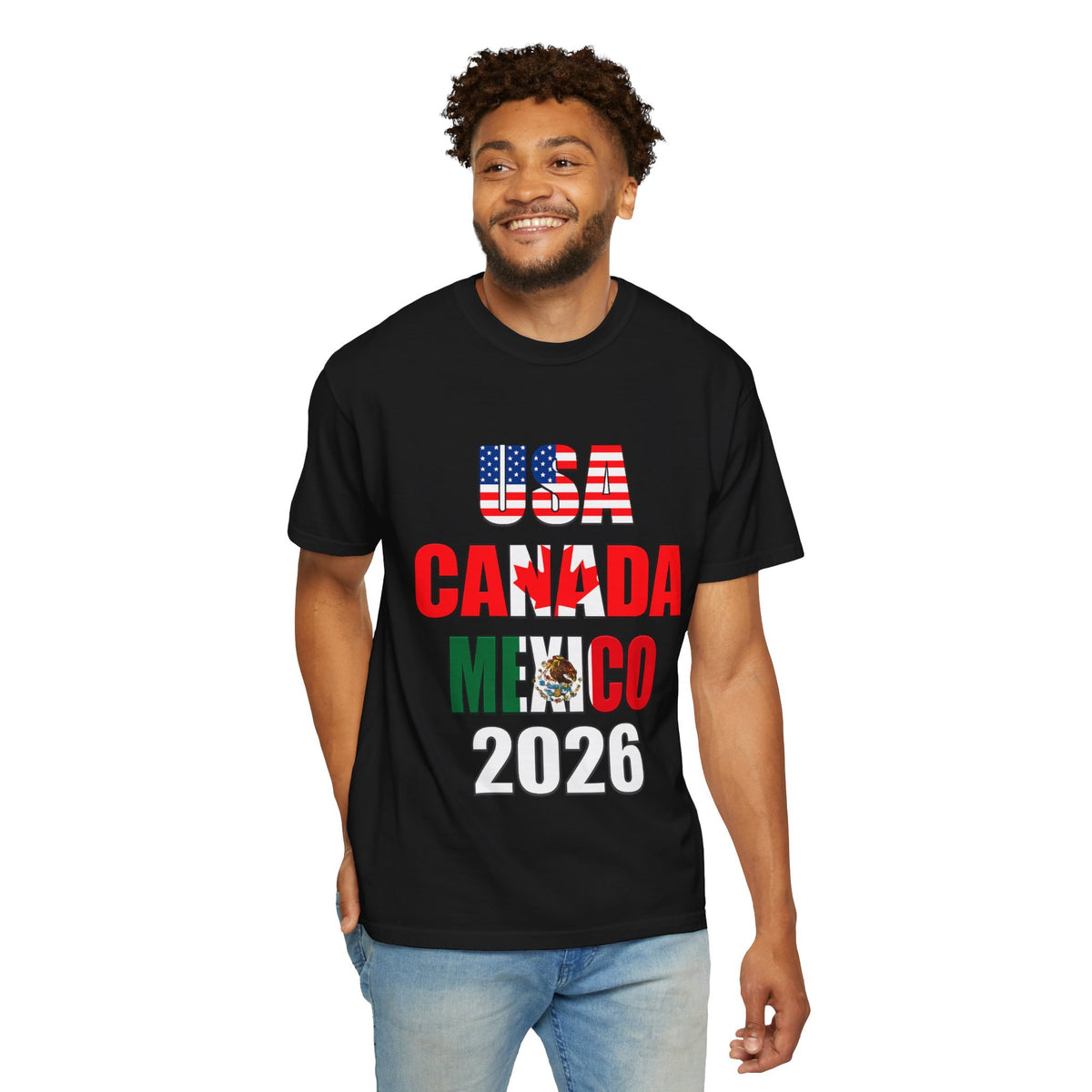 USA Canada Mexico 2026 T-Shirt — North America Soccer Tournament Fan Tee