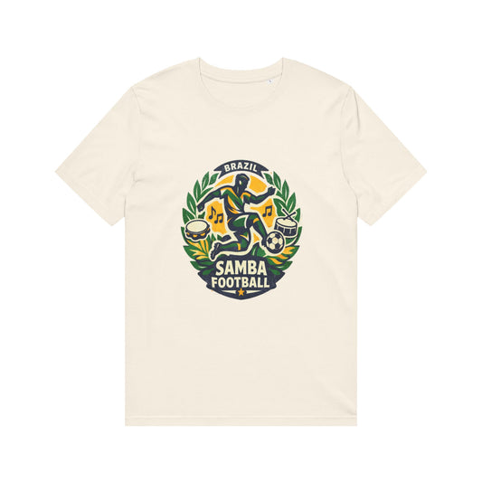 Samba Football T-Shirt — Brazil Soccer Crest Tee