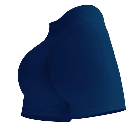 Coral Canton Impact Shorts High Waistband Butt Lifting