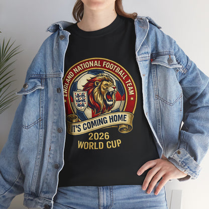 England Football 'It's Coming Home' 2026 World Cup T-Shirt