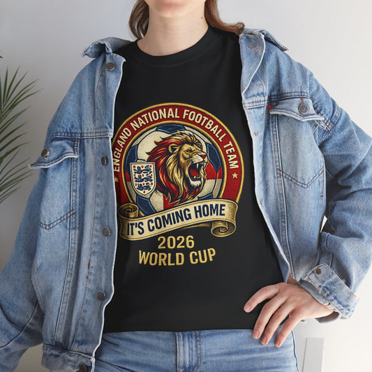 England Football 'It's Coming Home' 2026 World Cup T-Shirt