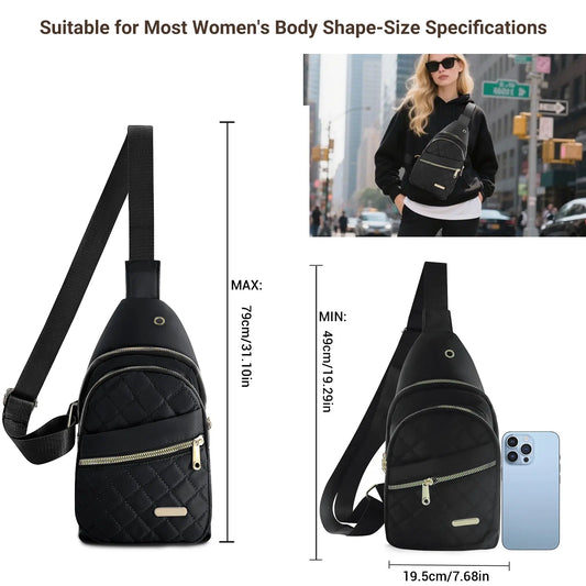 Small Sling Bakpack Crossbody Bags for Women Chest Bag Cross Body Bag Fanny Pack for Outdoors Hiking Traveling,Crossbody Small Sling Backpack Sling Bag for Women Men,Mother'S Day Gifts