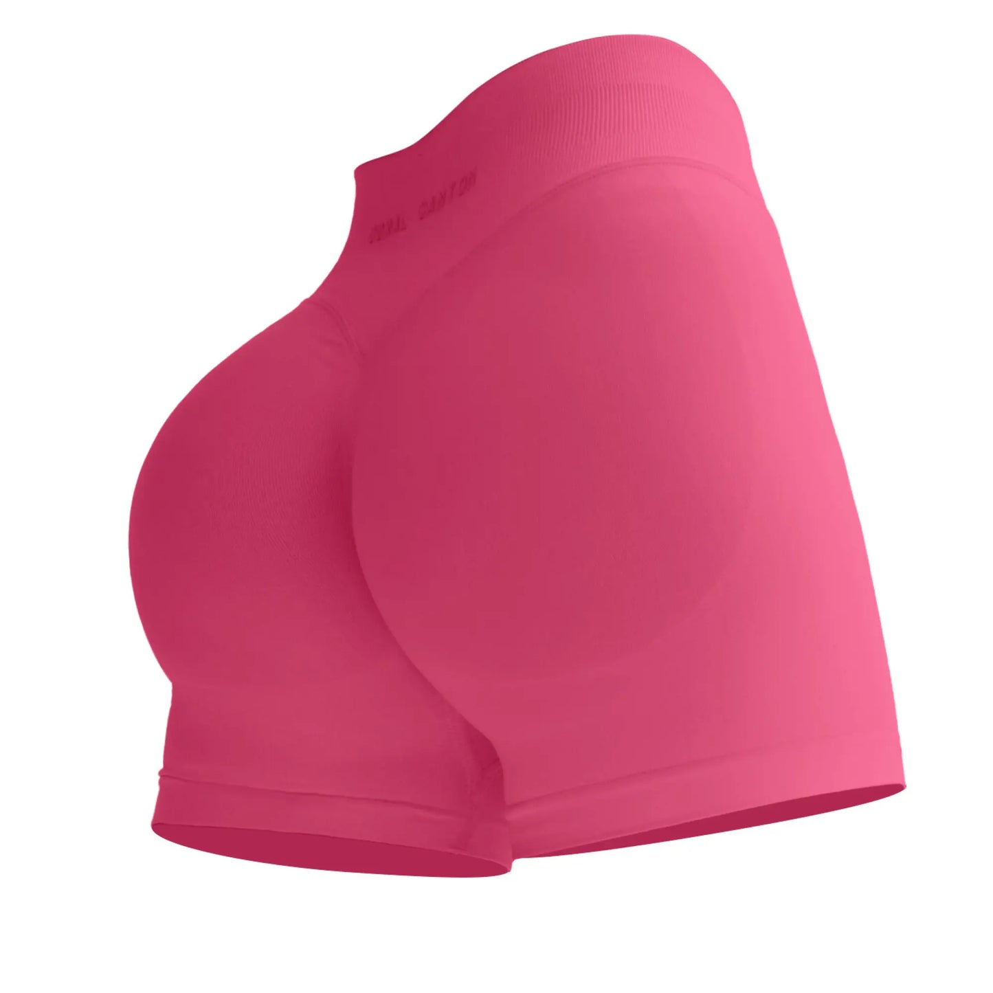 Coral Canton Impact Shorts High Waistband Butt Lifting