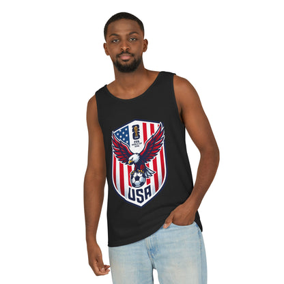 USA Soccer Eagle Tank Top – Patriotic American Soccer Fan Jersey