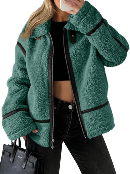 Faux Fur Sherpa Jacket