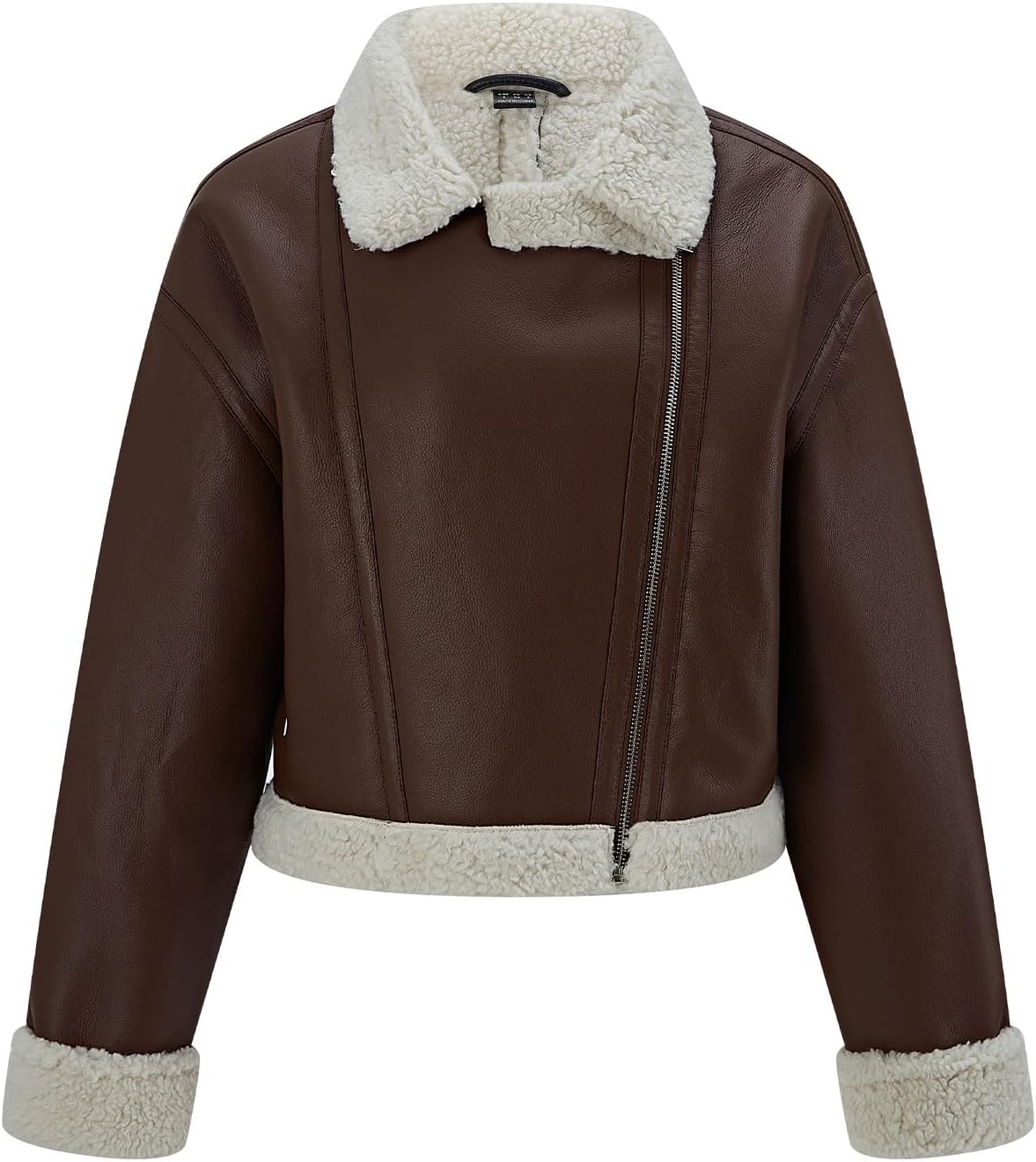 Faux Shearling Moto Jacket