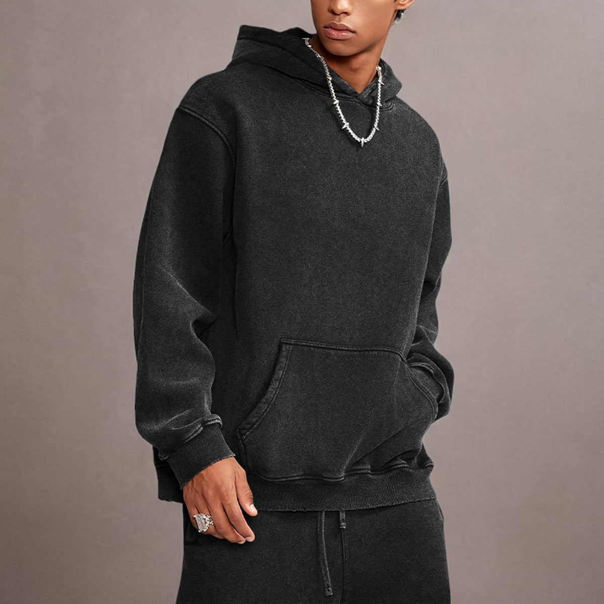 Vintage-Inspired Oversized Streetwear Hoodie