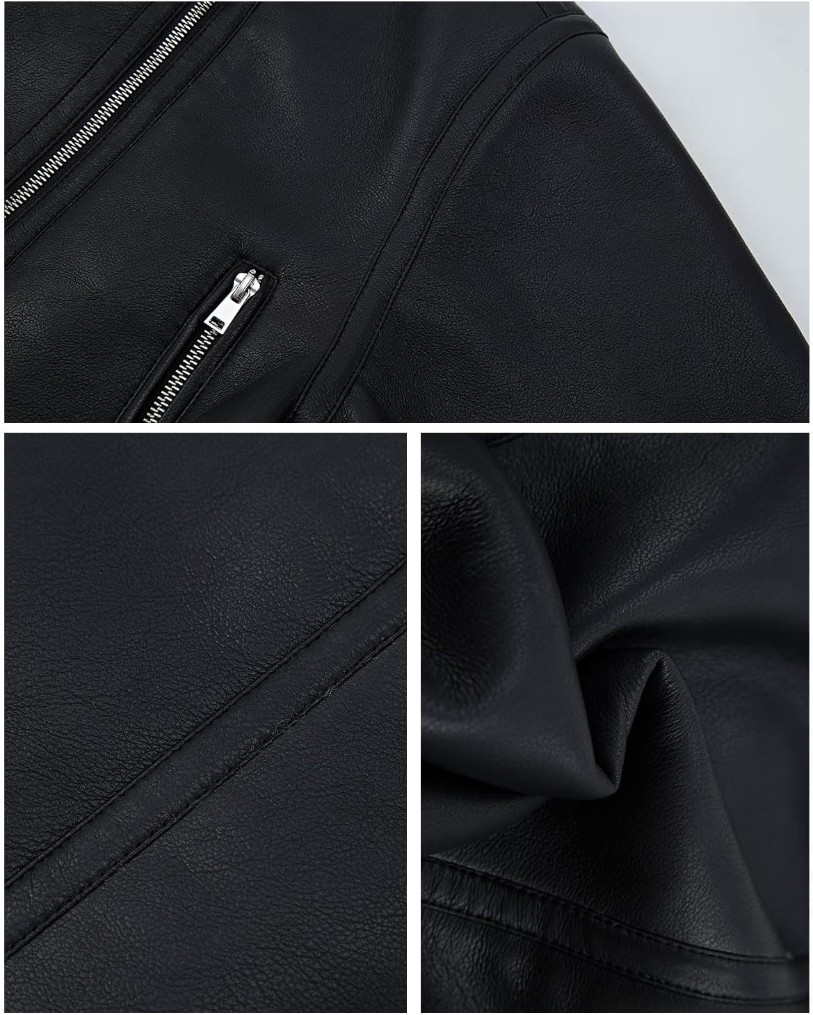 Faux Shearling Moto Jacket